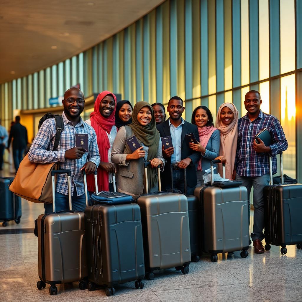 Sterling Abrod candidates arriving in the Gulf
